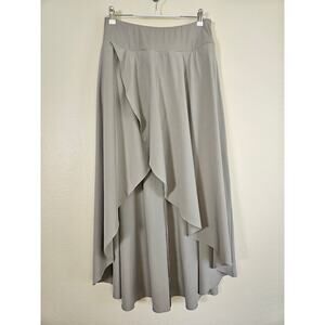 NWT Halara Breezeful High Waisted High Low Ruffle 2-in-1 Maxi Skirt, Size L